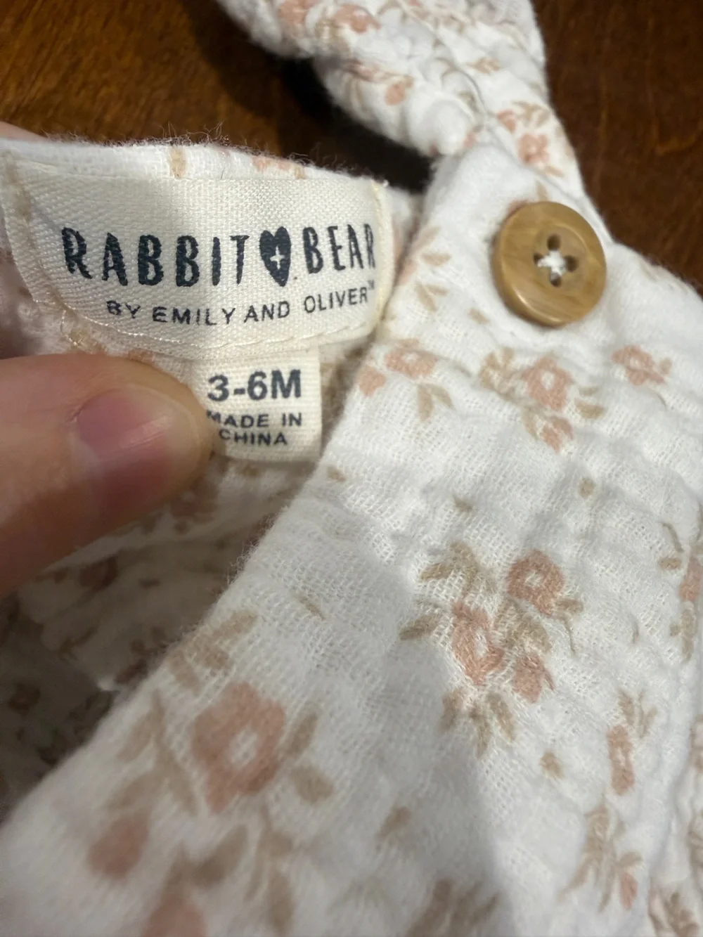 ⭐️4 for $10⭐️ Floral Muslin Diaper Cover Set - Cream & Tan